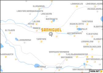 map of San Miguel