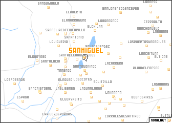 map of San Miguel