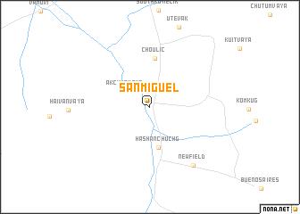 map of San Miguel