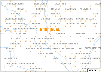 map of San Miguel