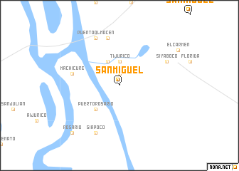 map of San Miguel