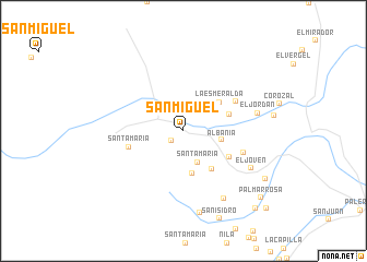 map of San Miguel