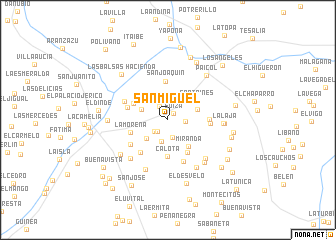 map of San Miguel