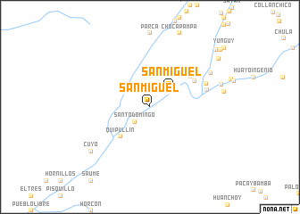 map of San Miguel