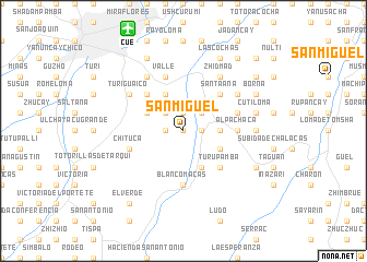 map of San Miguel