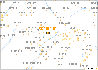 map of San Miguel