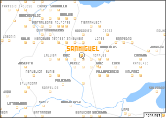 map of San Miguel