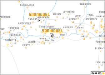 map of San Miguel