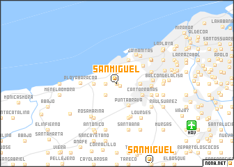 map of San Miguel