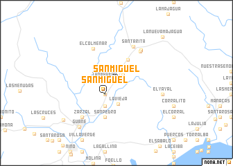 map of San Miguel