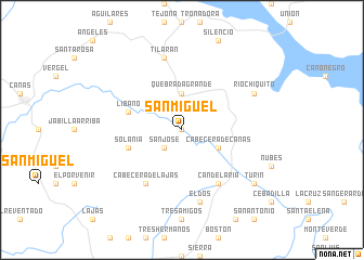 map of San Miguel