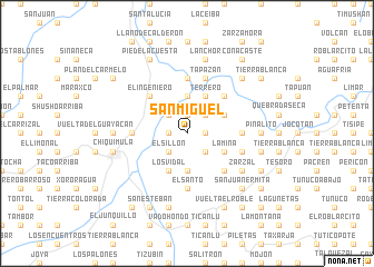 map of San Miguel