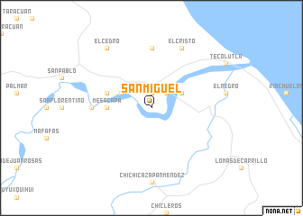 map of San Miguel