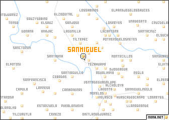 map of San Miguel