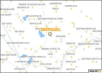 map of San Miguel