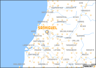 map of San Miguel