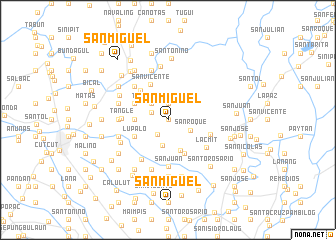 map of San Miguel