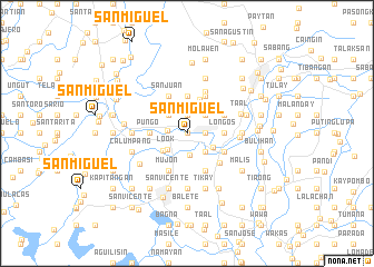 map of San Miguel