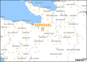 map of San Miguel