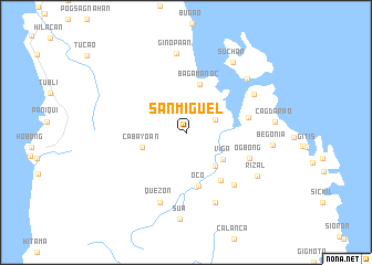 map of San Miguel