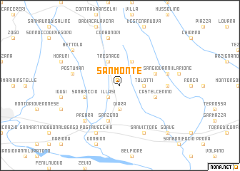 map of San Monte