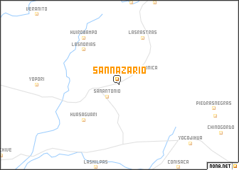 map of San Nazario