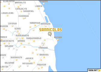 map of San Nicolas