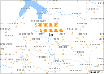 map of San Nicolás