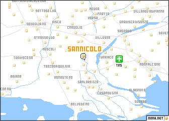 map of San Nicolò