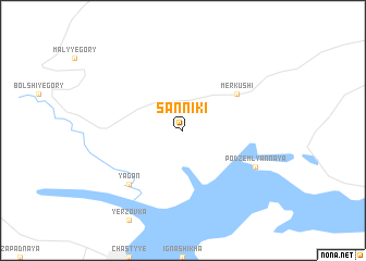 map of Sanniki