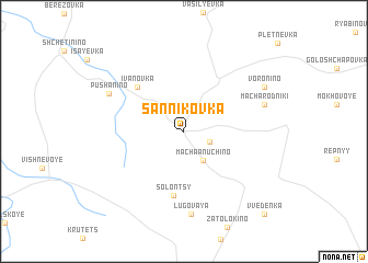 map of Sannikovka