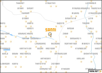 map of Sanni