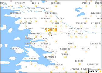 map of Sanno