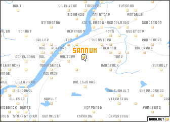 map of Sannum