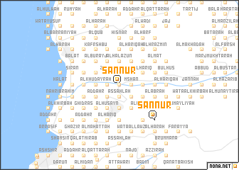 map of Sannūr