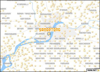 map of Sanŏp-tong