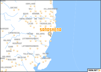 map of San Osmeña