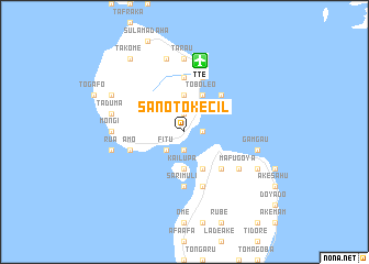 map of Sanoto-kecil
