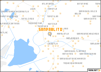 map of San Pablito