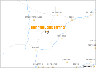 map of San Pablo Adentro