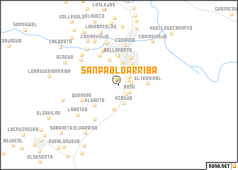 map of San Pablo Arriba