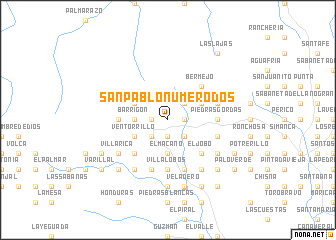 map of San Pablo Número Dos