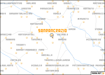 map of San Pancrazio