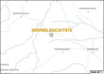 map of San Paolo di Civitate