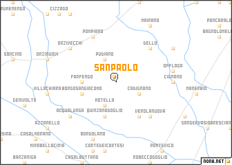 map of San Paolo