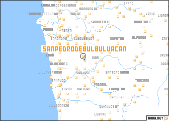 map of San Pedro de Bulbuluacan