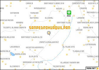 map of San Pedro Huaquilpan