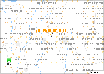 map of San Pedro Mártir
