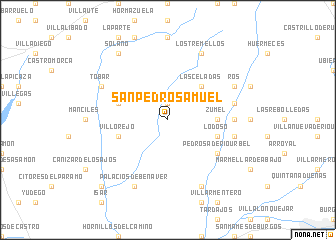 map of San Pedro Samuel