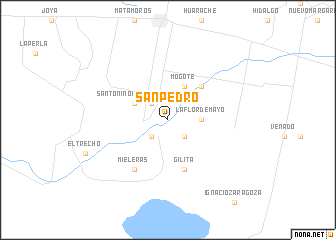 map of San Pedro